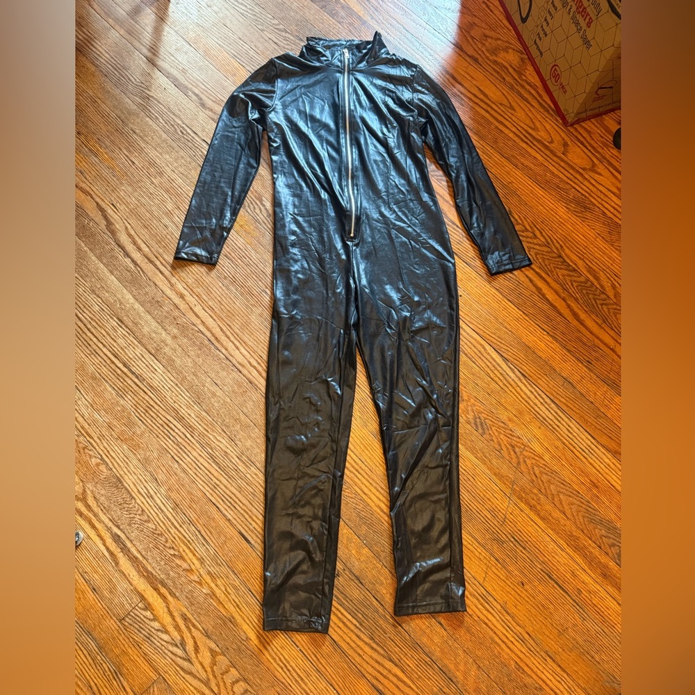 Black One Piece Costume Cat Woman